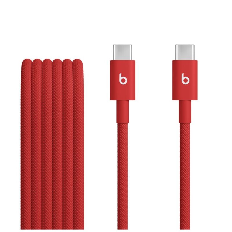 Apple Beats USB-C to USB-C Woven Cable (1.5 m) - Rapid Red MDGF4EEA