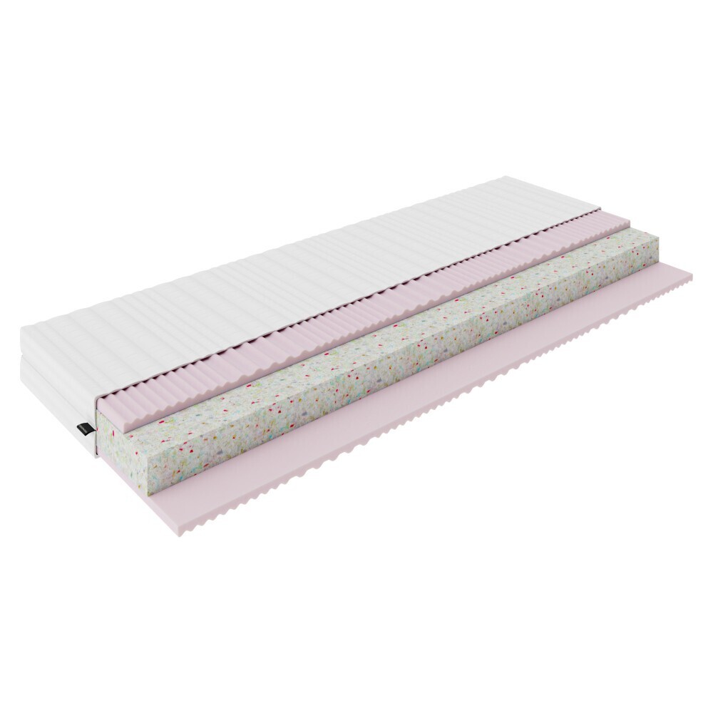 KONDELA Magdo penový matrac 180x200 cm biela