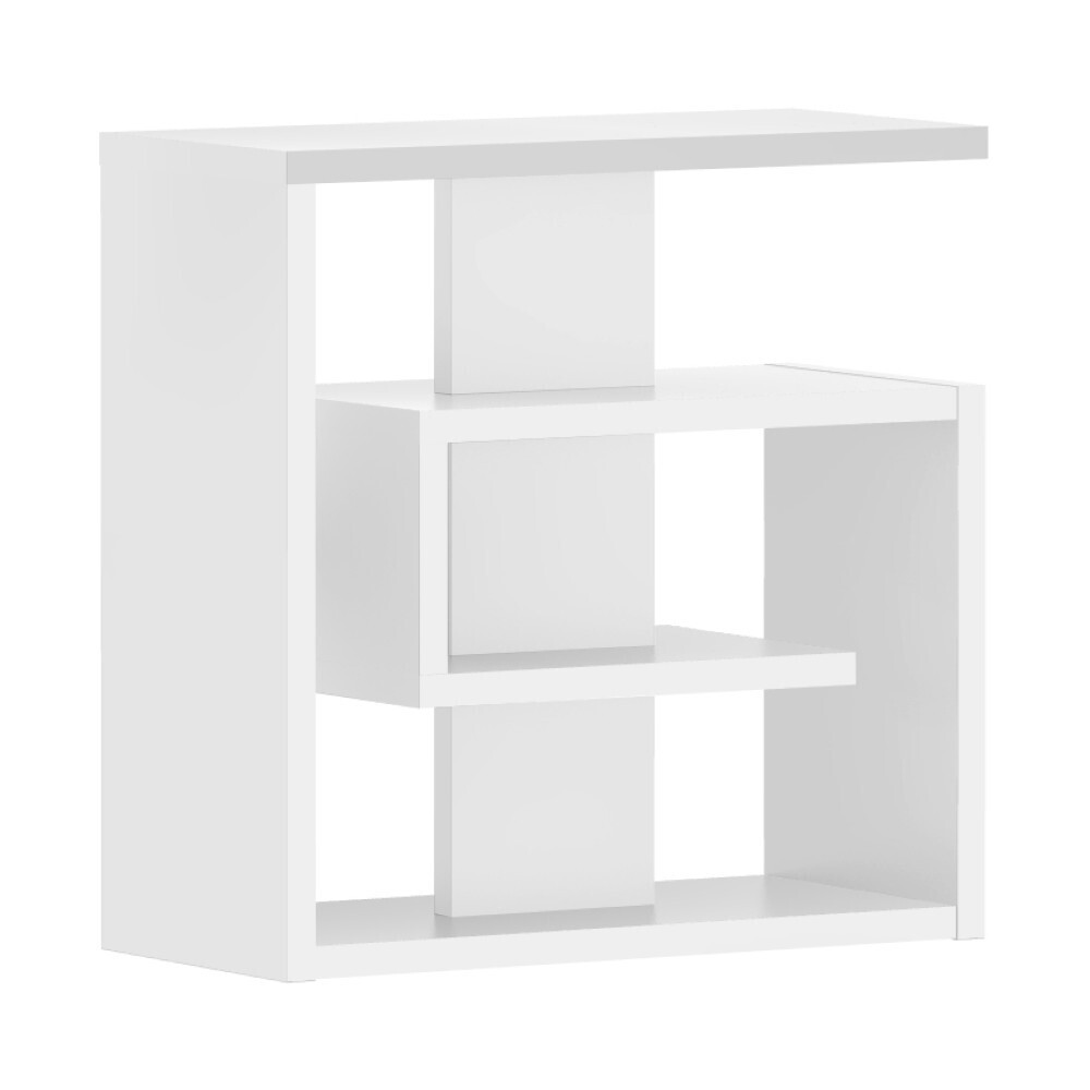 KONDELA Vandia príručný stolík biela