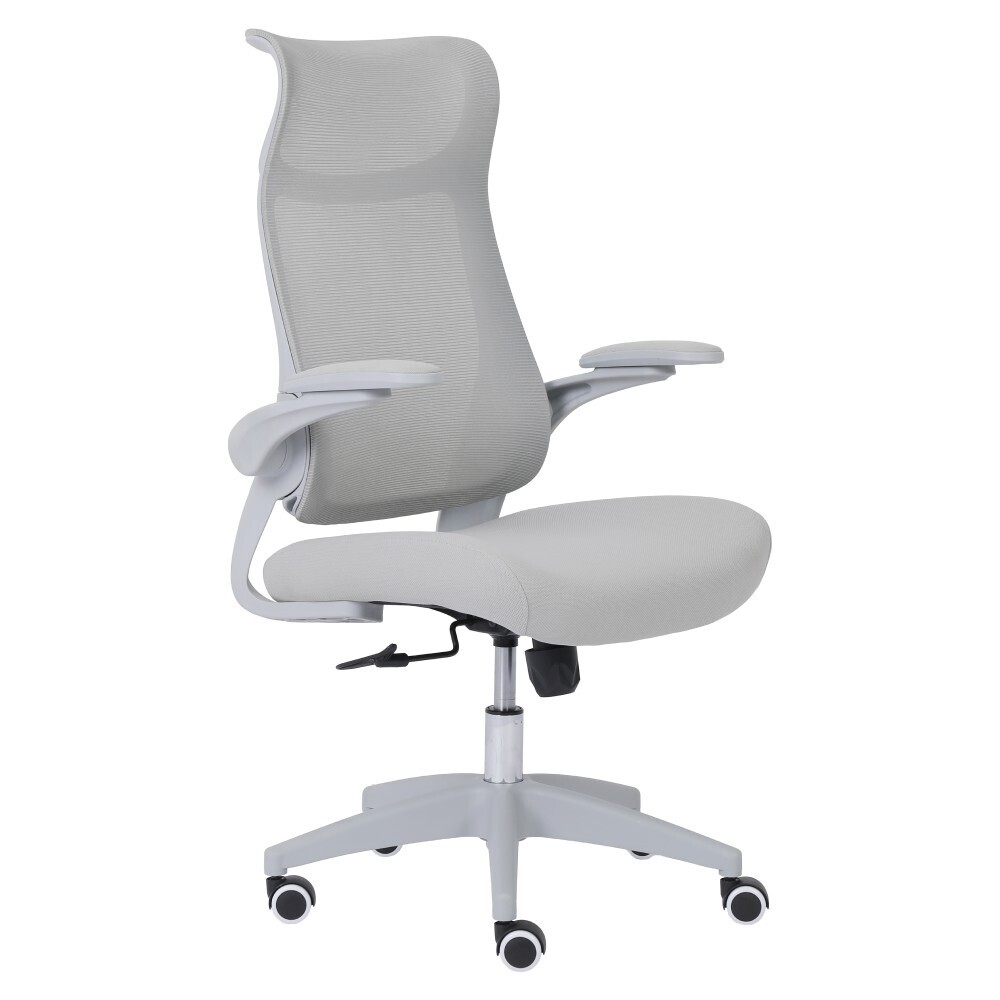 KONDELA Seton kancelárske kreslo sivá