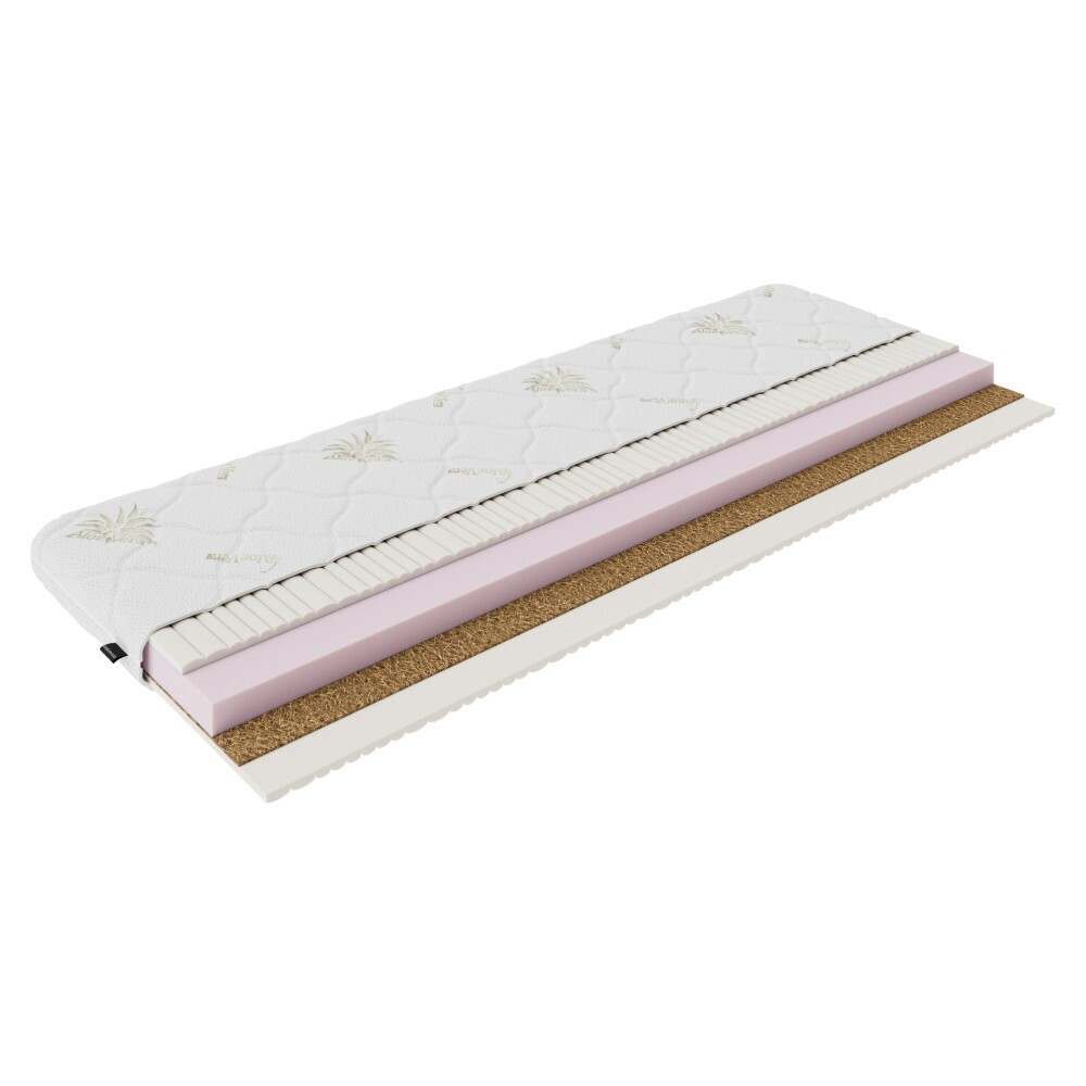 KONDELA Silverhard New penový matrac 90x200 cm biela