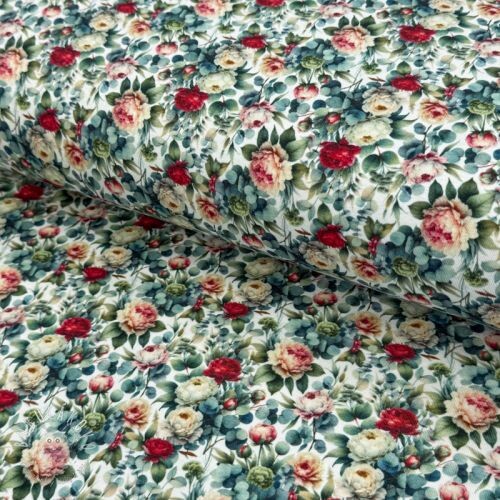Úplet VISCOSE LYCRA HEAVY Iris design C digital print