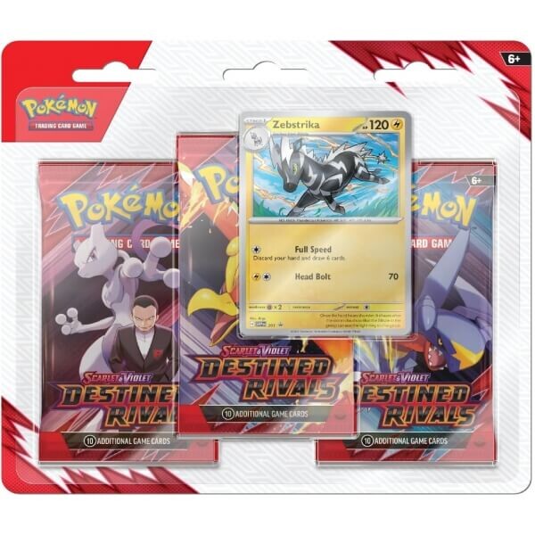 Nintendo Pokémon Destined Rivals 3 Pack Blister - Kangaskhan