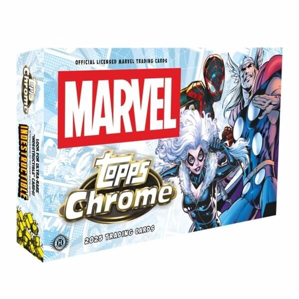 Topps 2025 Topps Marvel Comics Chrome - Hobby Box