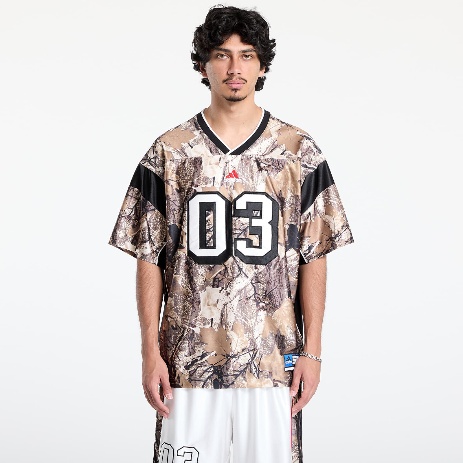 Dres adidas Originals Camo Football Jersey AOP Camel M