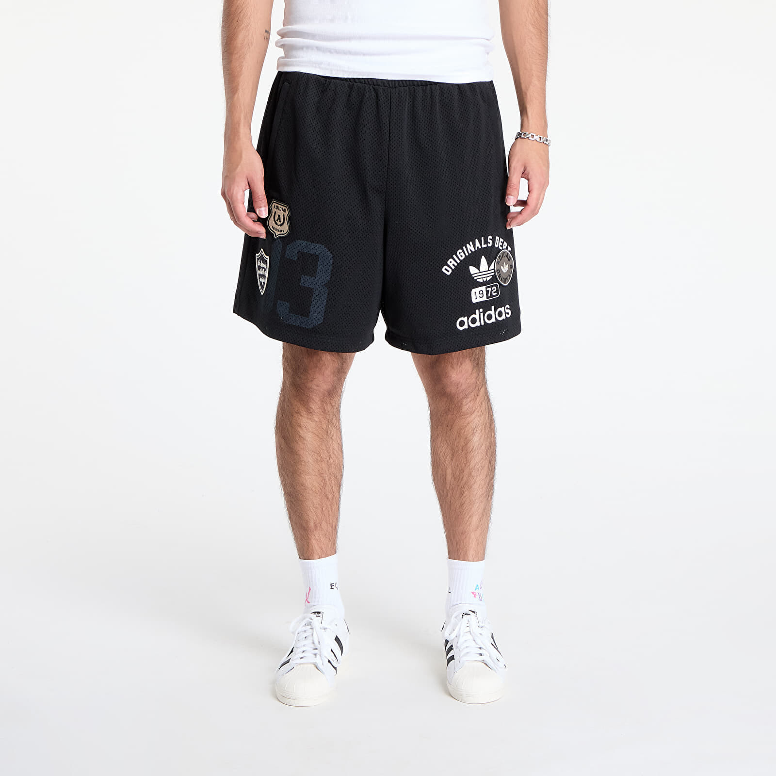 Šortky adidas Originals Dept. Graphic Mesh Short Black S