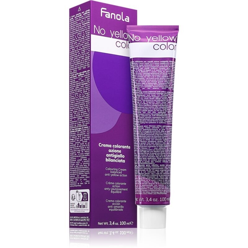 Fanola No Yellow Color farba na vlasy neutralizujúci žlté tóny odtieň Very Light Ice Blonde 9. ICE 100 ml