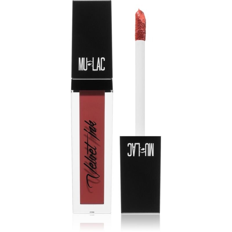 Mulac Cosmetics Velvet Ink dlhotrvajúci matný tekutý rúž odtieň Obviously 5 ml