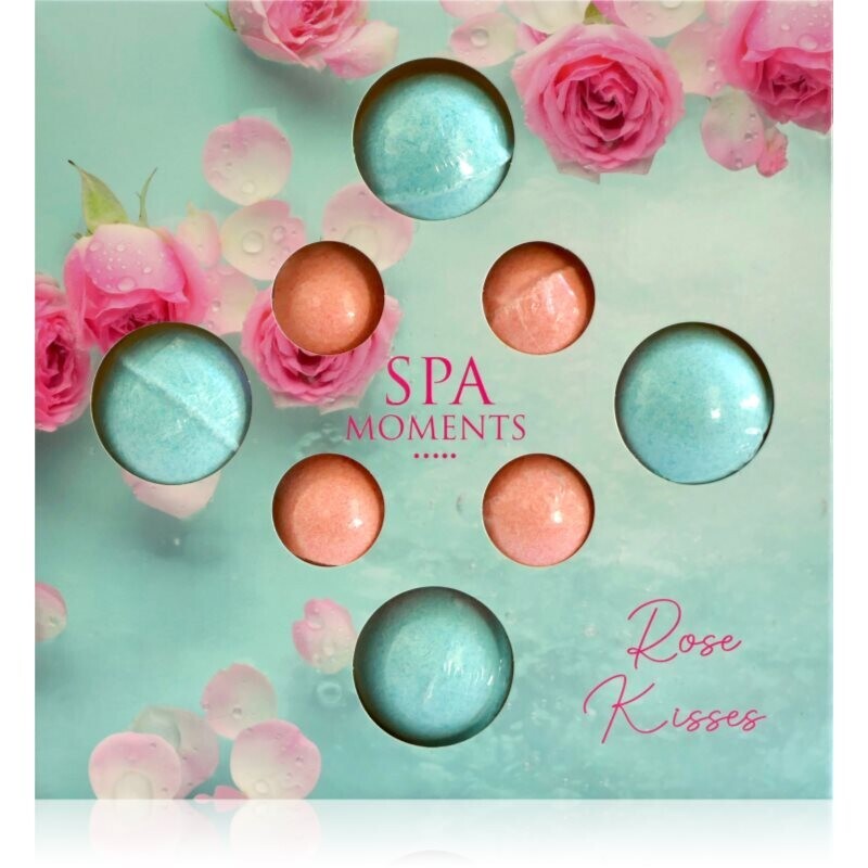 Spa Moments Rose Kisses šumivé gule do kúpeľa