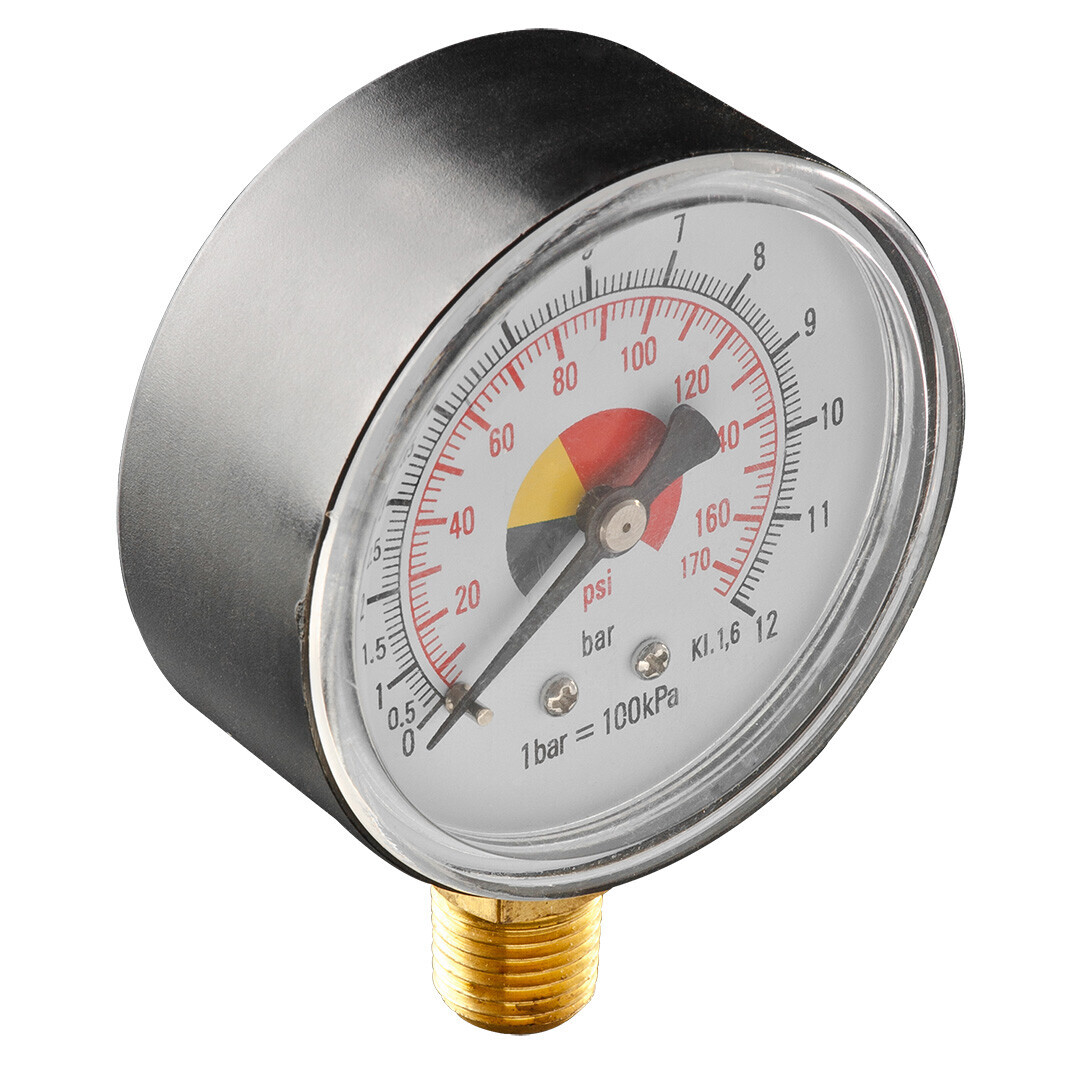 NEO TOOLS Manometer pre stlačený vzduch o 63 mm 12-588