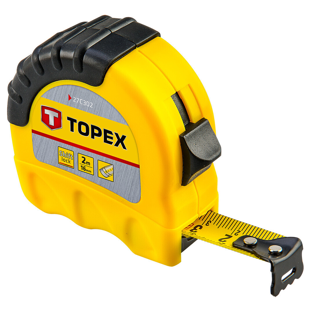 TOPEX Meter rolovací, 2 m x 16 mm 27C302