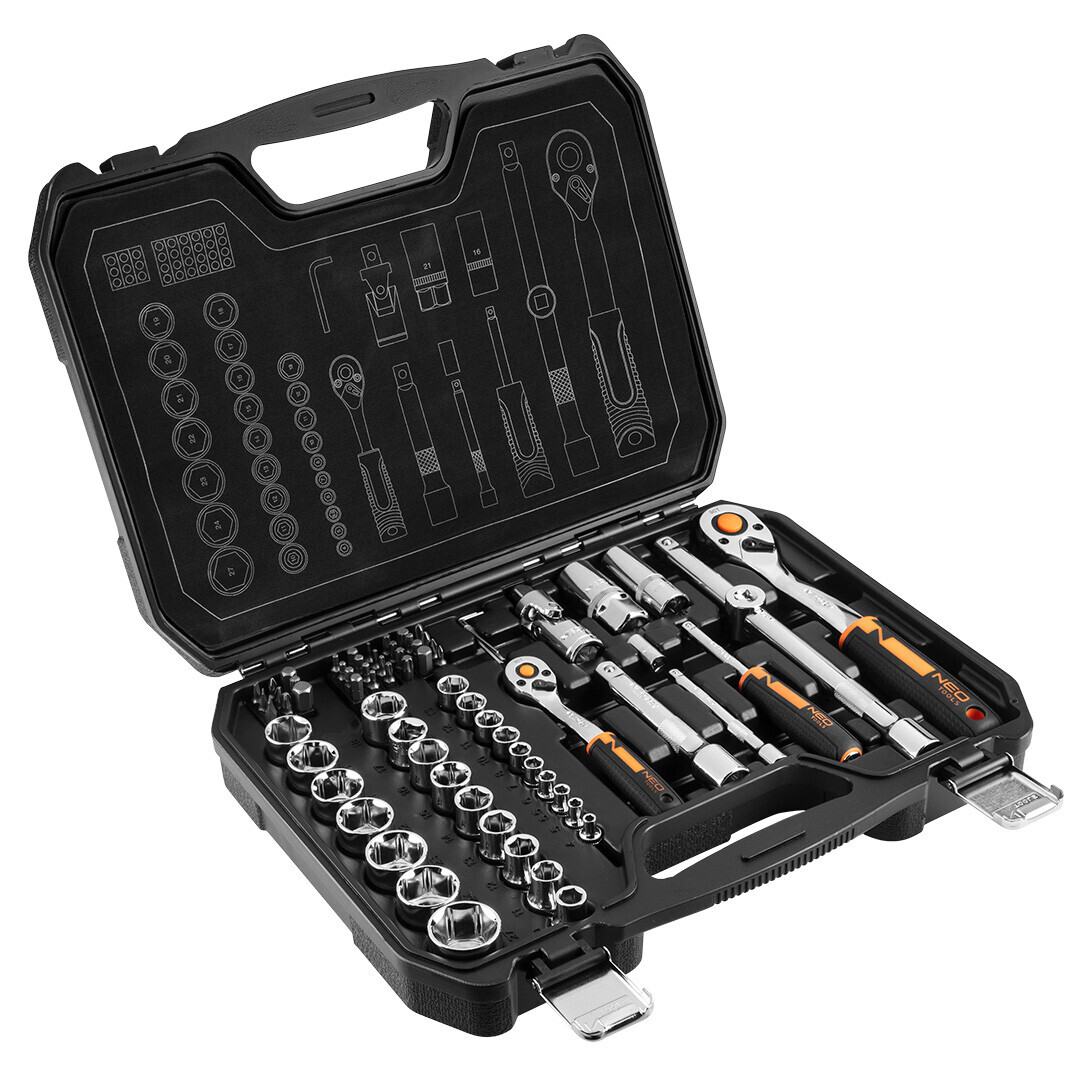NEO TOOLS Nástrčné kľúče 1/2