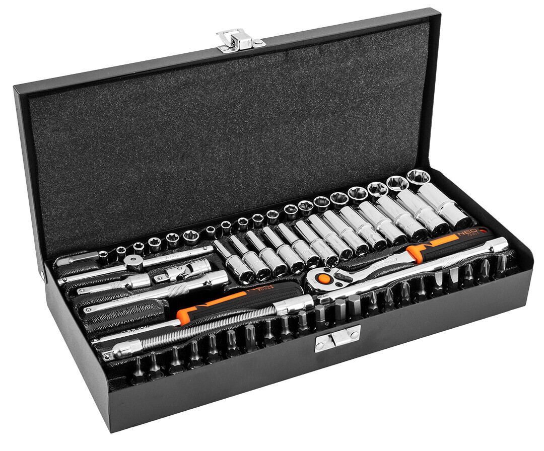 NEO TOOLS Nástrčné kľúče 1/4