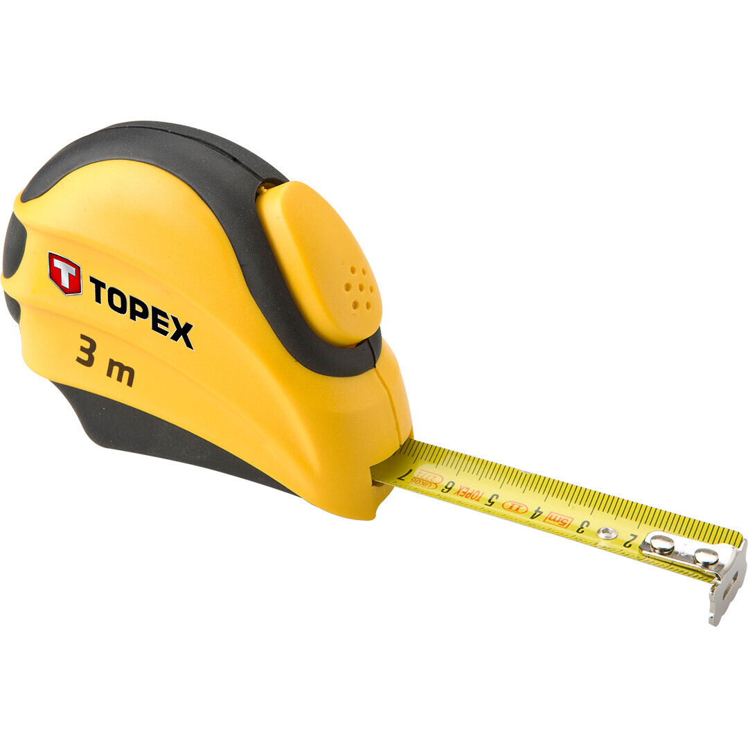 TOPEX Zvinovací meter, ocel 3 m x 16 mm 27C383