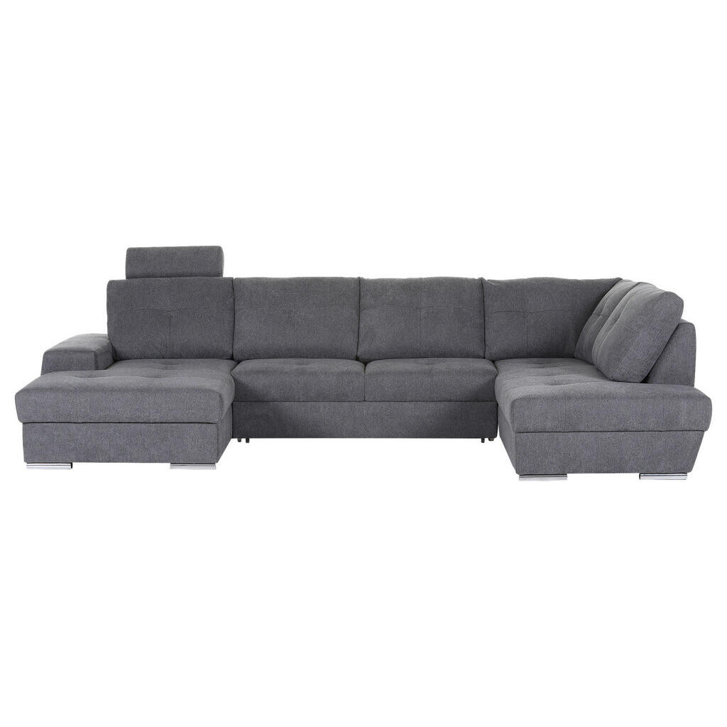 Hom`in SEDACIA SÚPRAVA, textil, tmavosivá