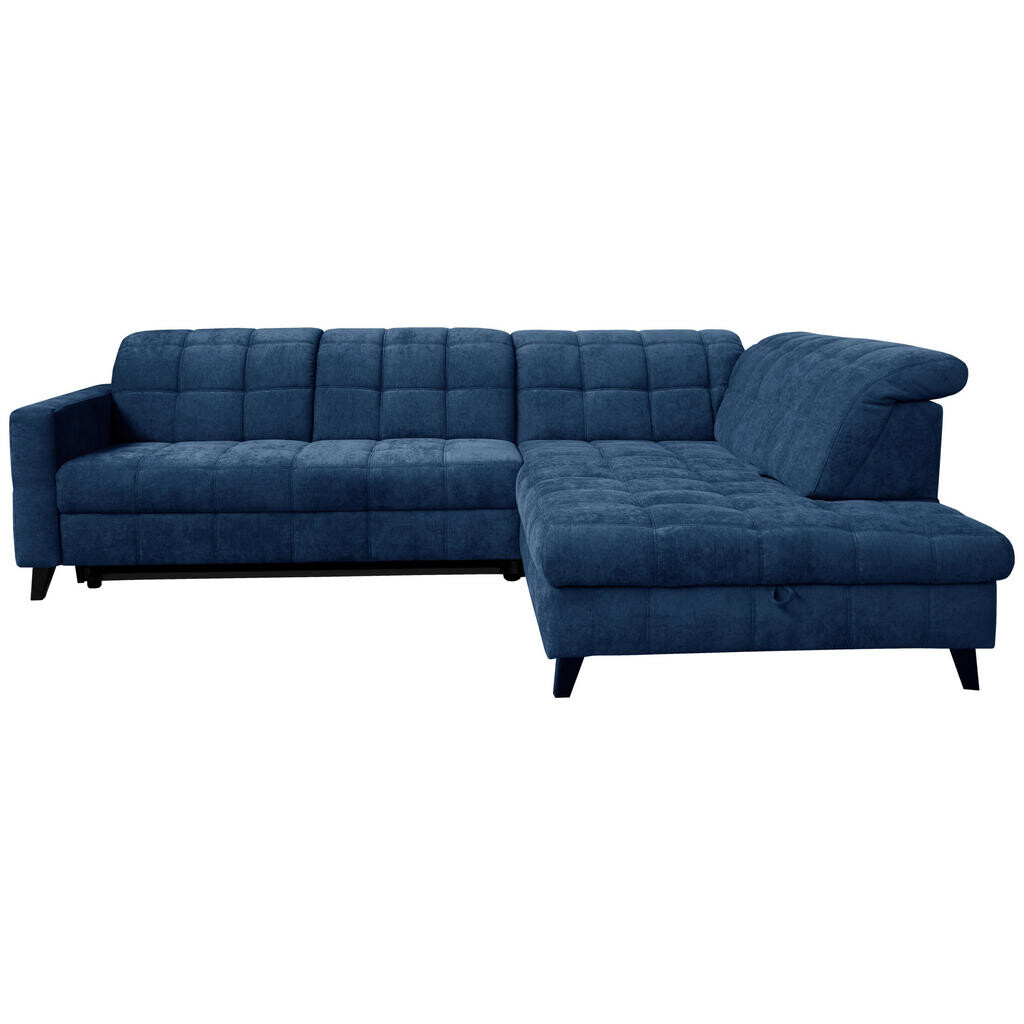 Xora ROHOVÁ SEDACIA SÚPRAVA, textil, modrá