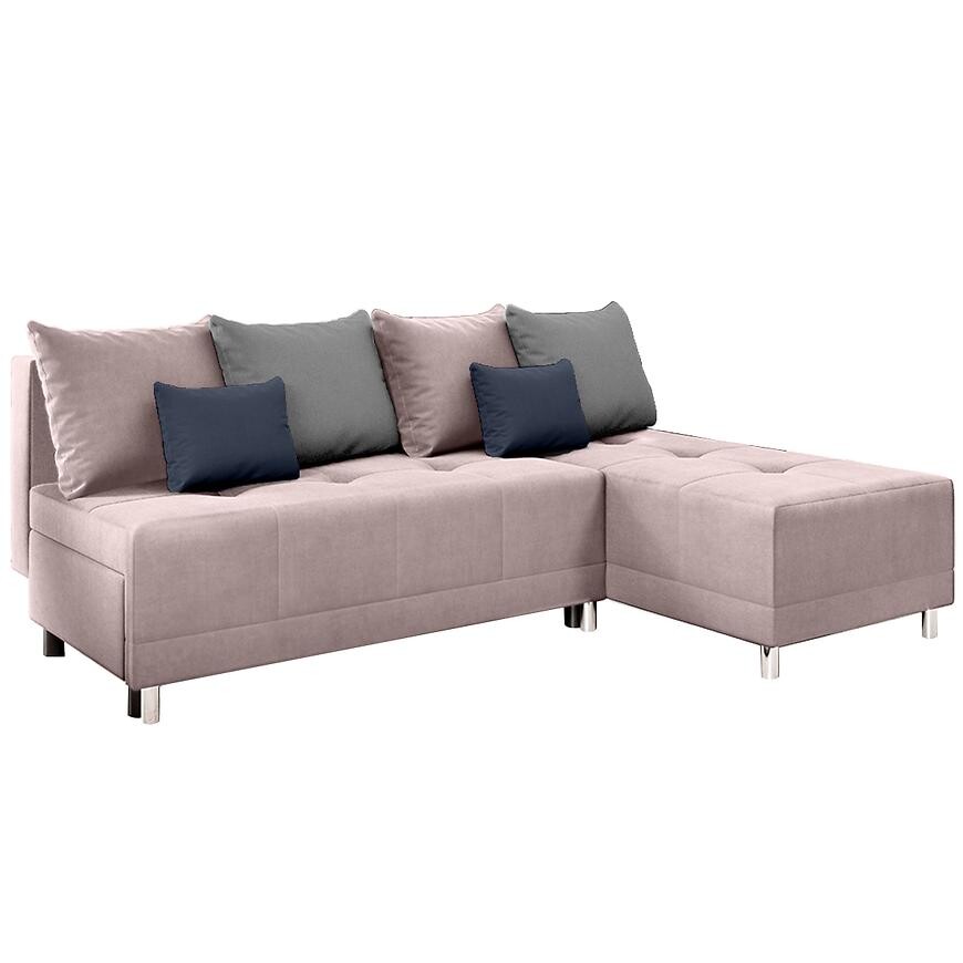 Rohová sedacia súprava Max New Vena 10+18+15 ružová