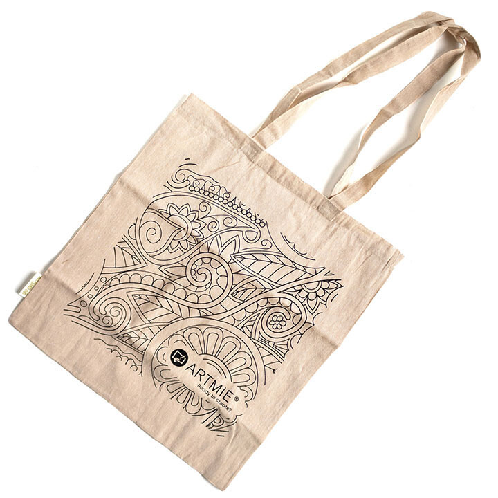 Taška s potlačou na domaľovanie ARTMIE 37.5 x 41.5 cm