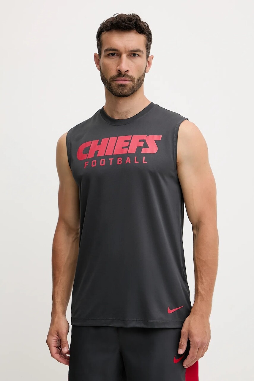 Tričko Nike Kansas City Chiefs šedá farba, 01B3-06F-7G-0LJ
