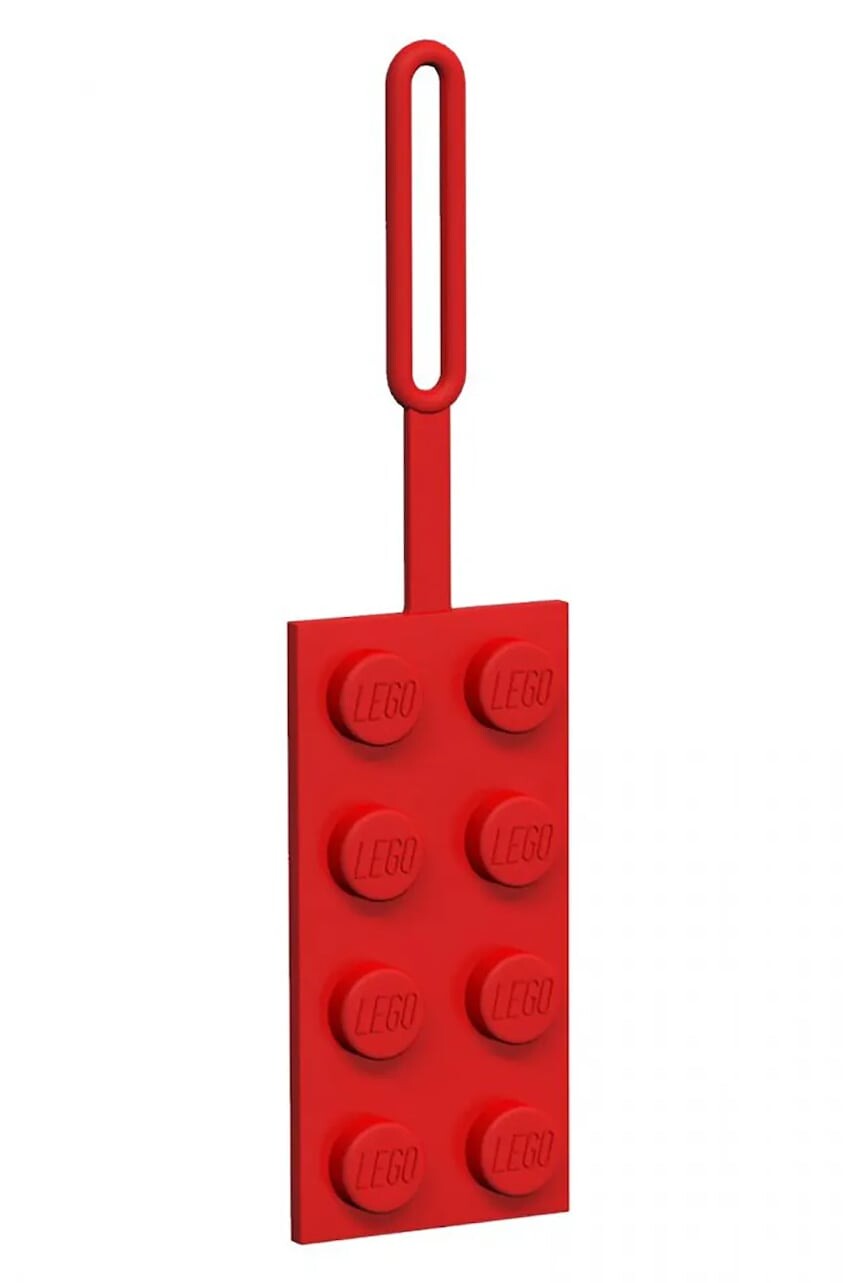 Batožinový štítok Lego červená farba