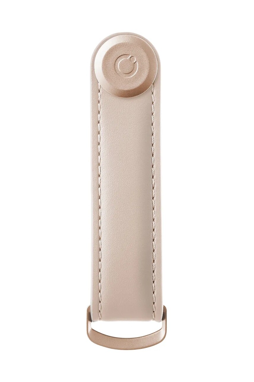 Kľúčenka Orbitkey Leather Blus 8,5 cm béžová farba