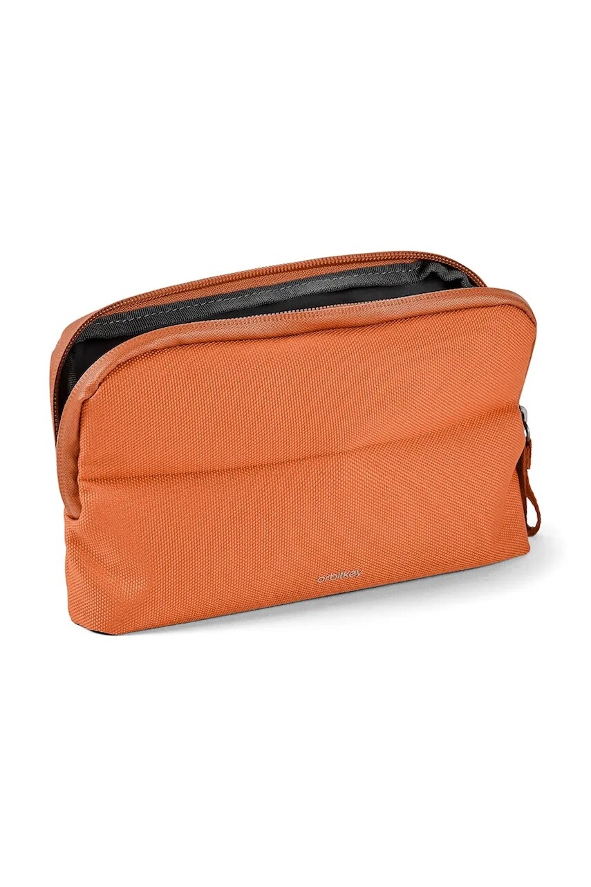 Cestovný kancelársky organizátor Orbitkey Desk Pouch Terracotta 22 x 12 x 5 cm oranžová farba