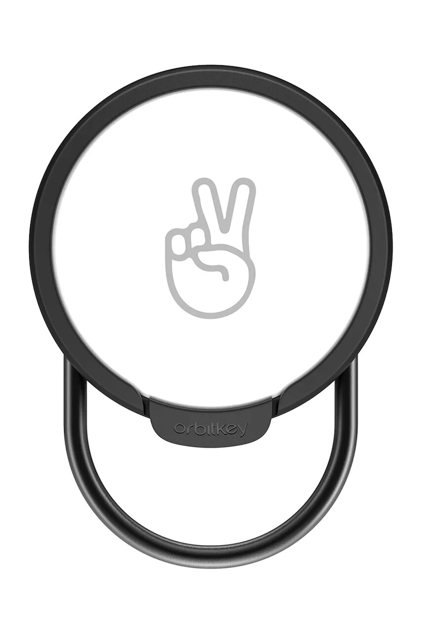 Kľúčenka Orbitkey Slim Case for AirTag 12,5 cm. čierna farba