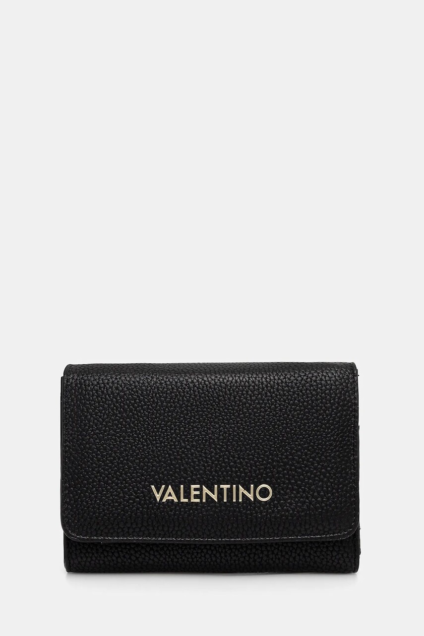 Peňaženka Valentino Bags dámska, čierna farba, VPS7LX43