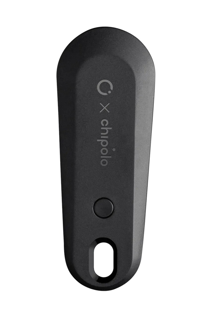 Kľúčenka s bluetooth lokalizátorom Orbitkey x Chipolo 6,5 x 2,5 cm čierna farba