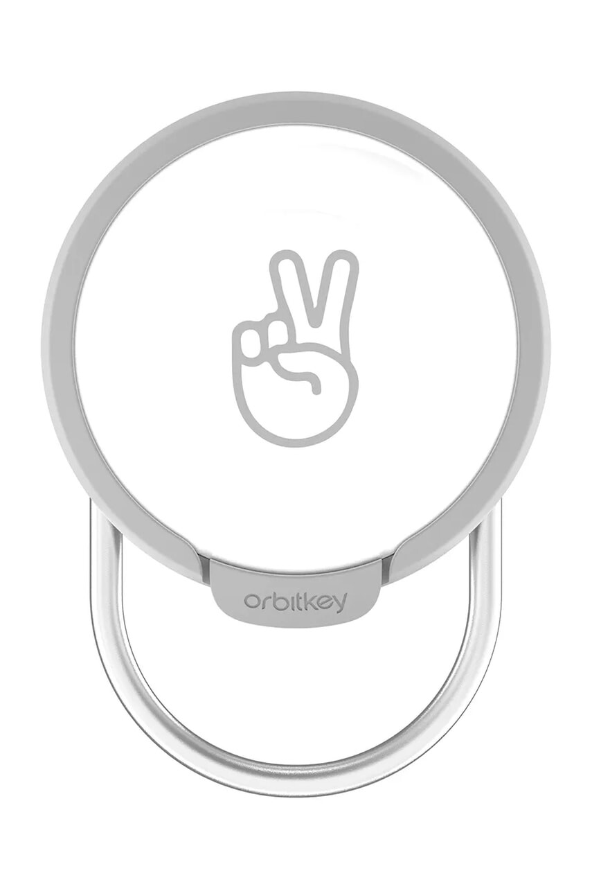 Kľúčenka Orbitkey Slim Case for AirTag 5 x 3,5 cm šedá farba