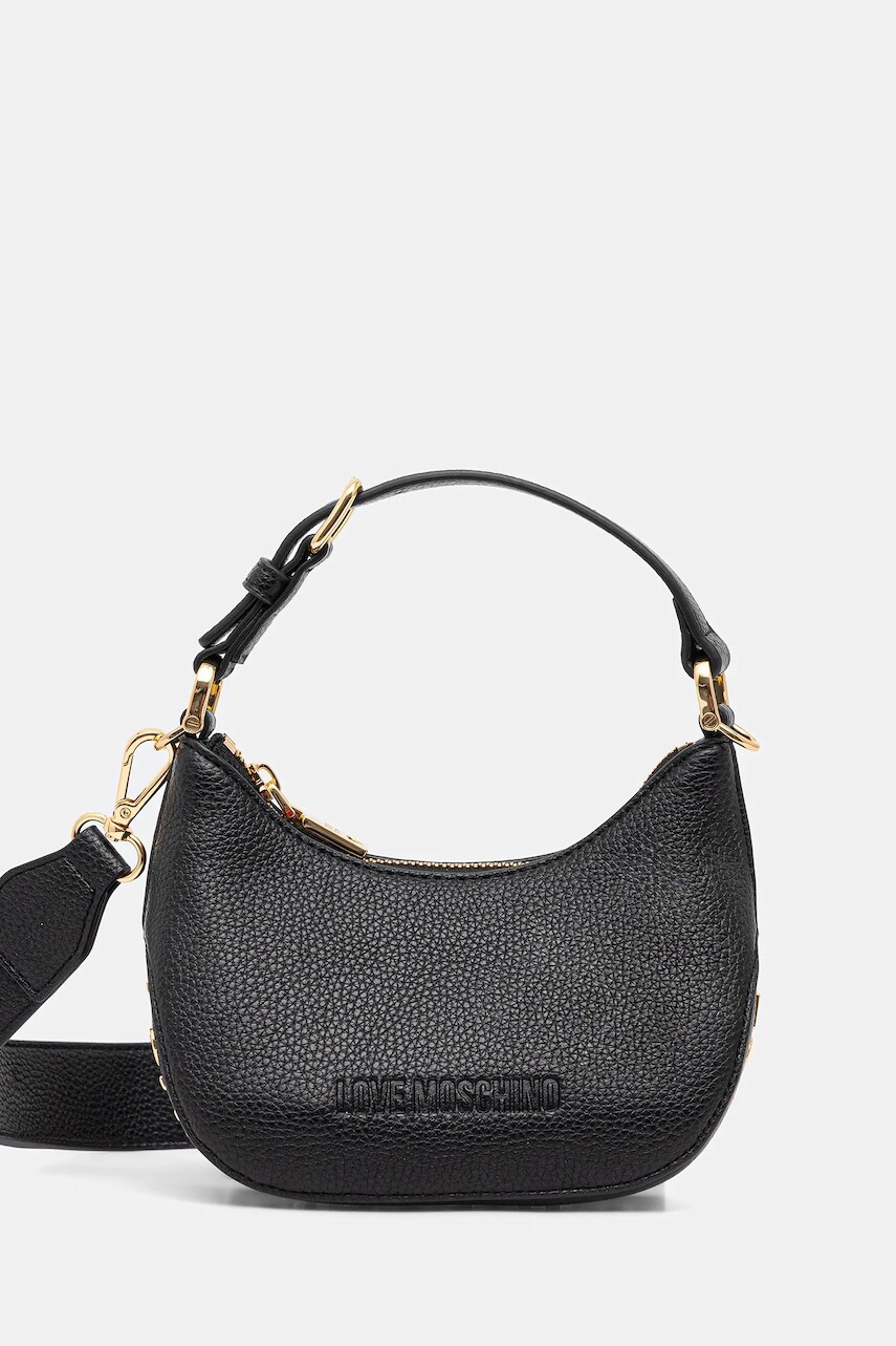 Kabelka Love Moschino čierna farba, JC4019PP1NLT0000
