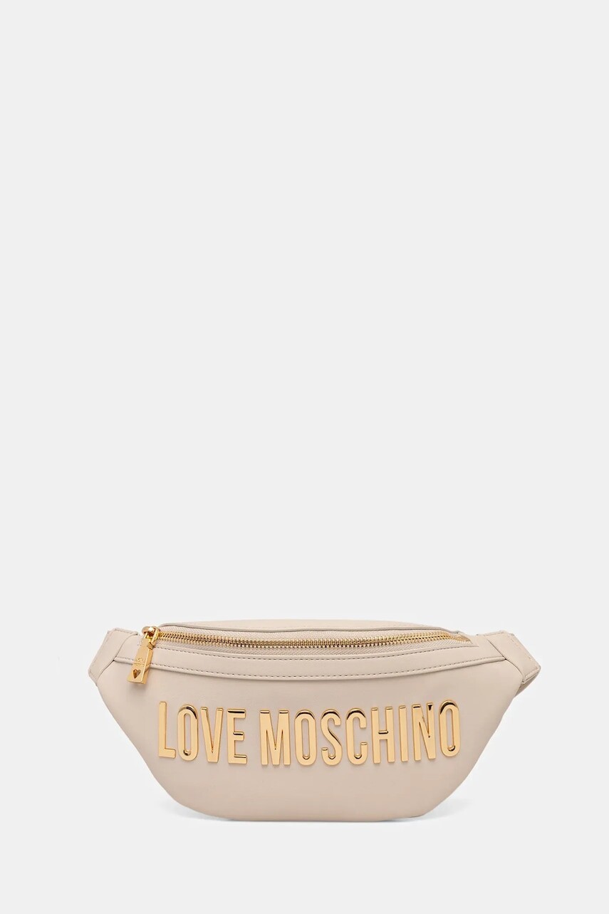 Ľadvinka Love Moschino béžová farba, JC4195PP1NKD0110