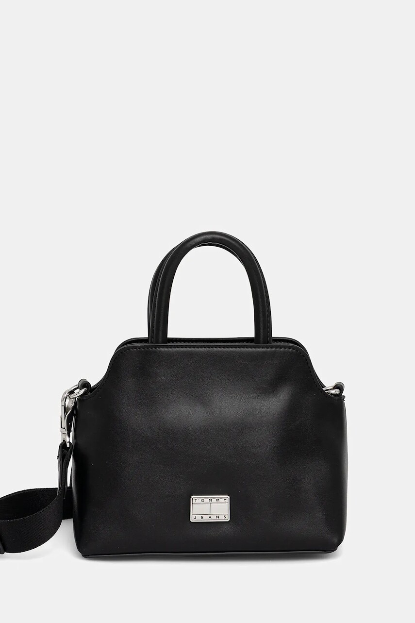 Kabelka Tommy Jeans čierna farba, AW0AW17545