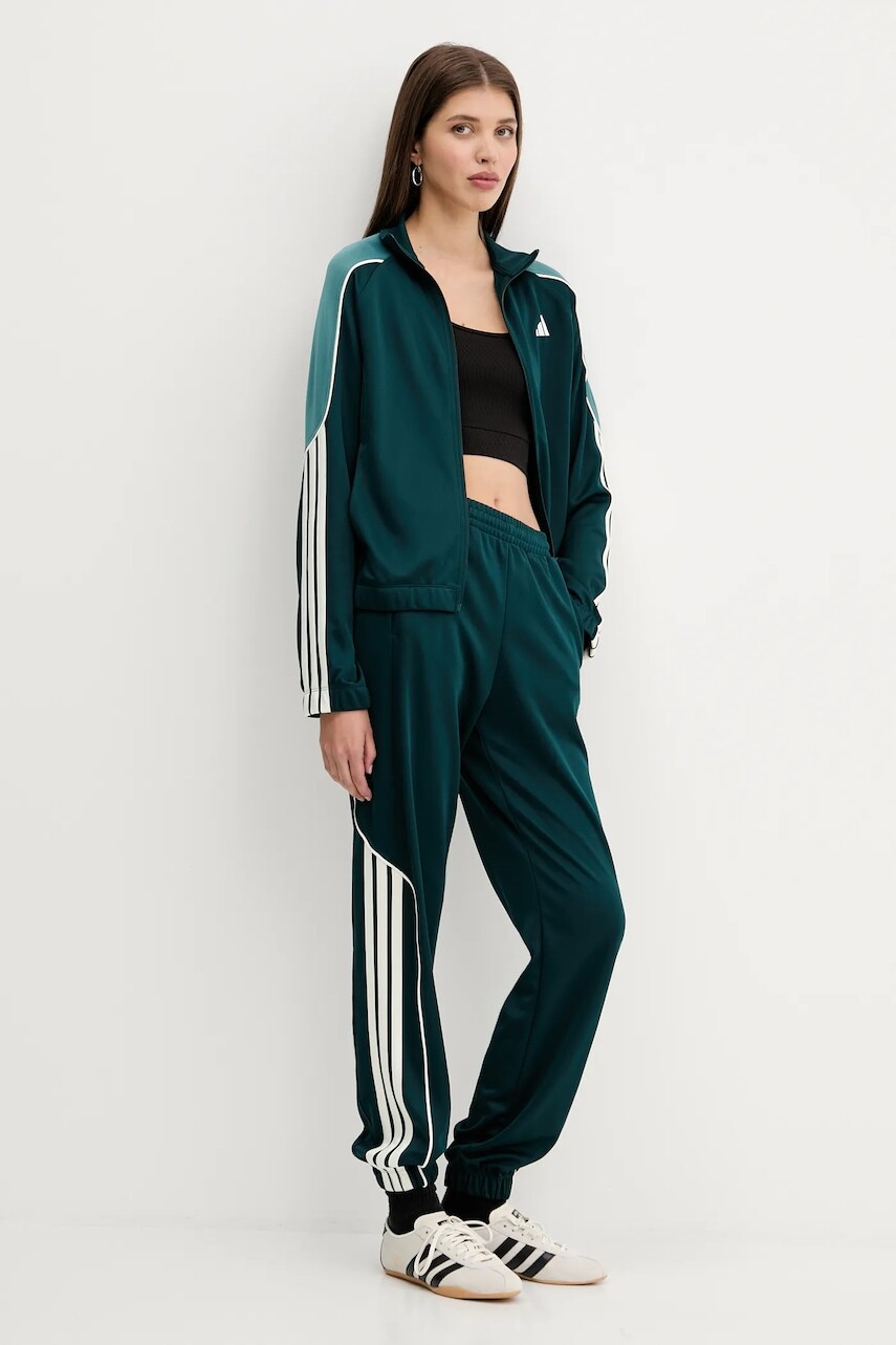 Tepláková súprava adidas Stadium zelená farba, JX0472