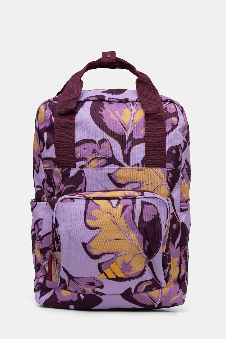 Ruksak adidas Prime dámsky, fialová farba, veľký, vzorovaná, JX1247