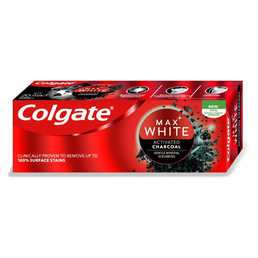 COLGATE Max White Charcoal zubná pasta 20 ml