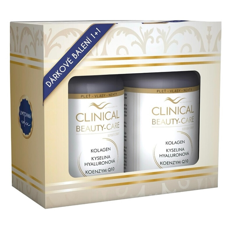CLINICAL Beauty-care kolagén + kyselina hyalurónová + Q10 60+60 tabliet
