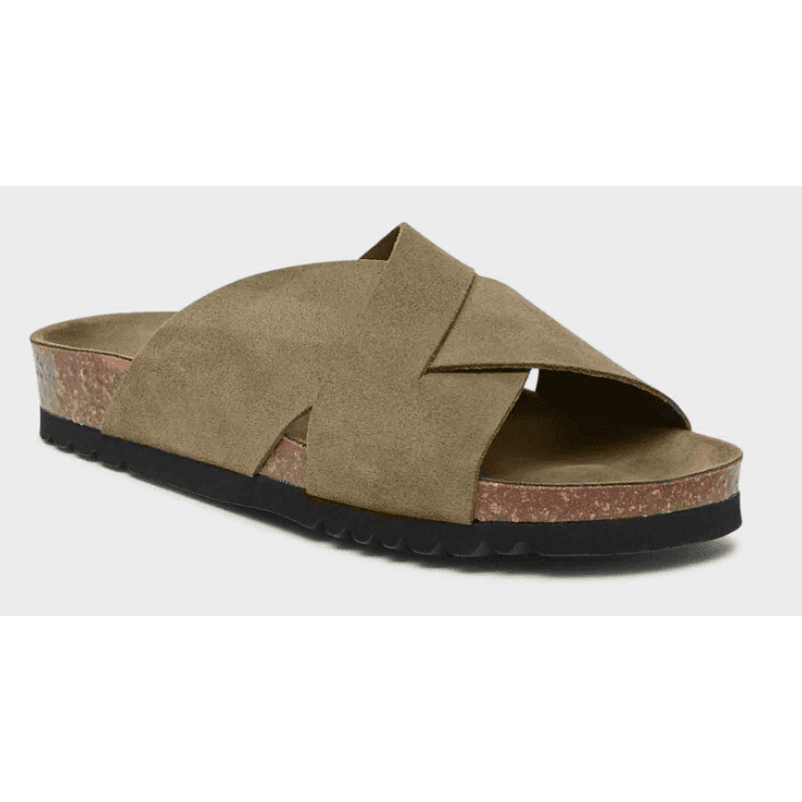 Scholl Papuče Vivian, khaki, veľkosť 41, 41 EU