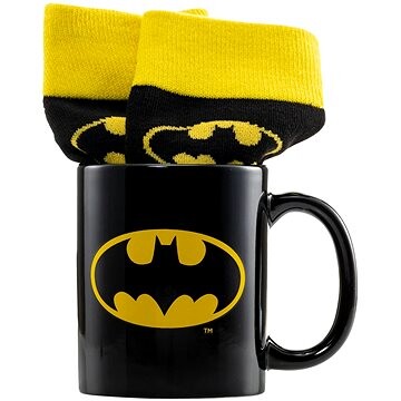 Batman – Logo – hrnček a ponožky – darčeková sada