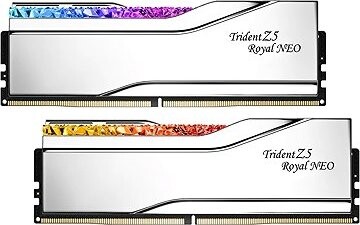 G. SKILL 32 GB KIT DDR5 6000 MHz CL26 Trident Z5 Royal Neo Silver