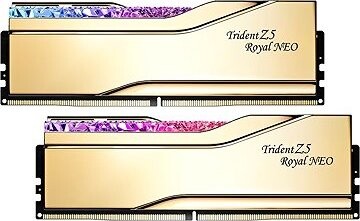 G. SKILL 64 GB KIT DDR5 6000 MHz CL26 Trident Z5 Royal Neo Gold
