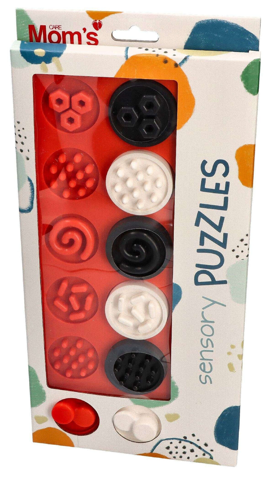 Mom’s Care - senzorické puzzle XL - kontrastné kolieska