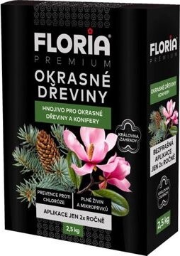 AGRO Hnojivo FLORIA pre okrasné dreviny a koniférie 2,5 kg