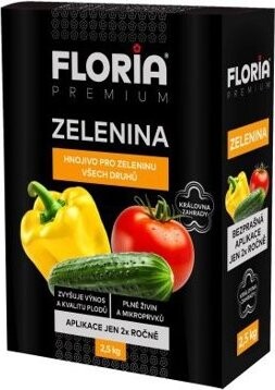 AGRO Hnojivo FLORIA pre zeleninu 2,5 kg