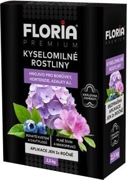 AGRO Hnojivo FLORIA pre kyslomilné rastliny 2,5 kg