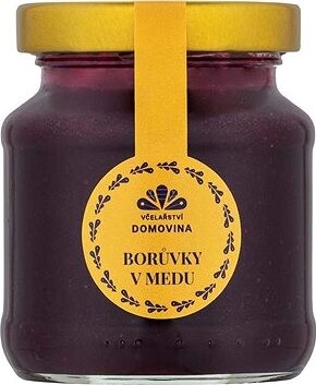 Včelárstvo Domovina Čučoriedky v mede 170 g