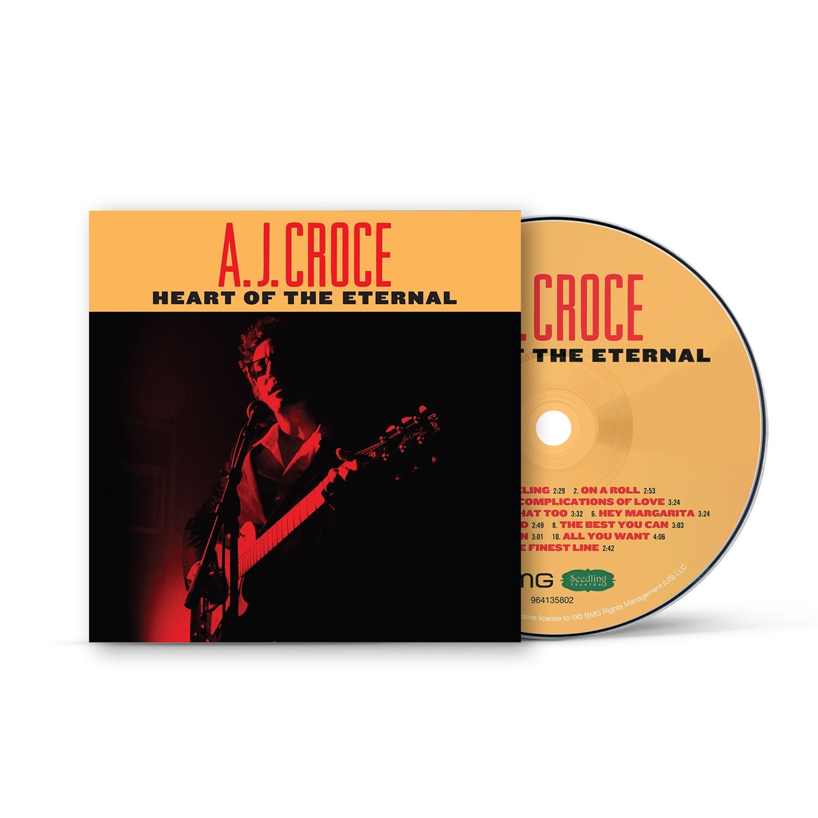 A. J. Croce, HEART OF THE ETERNAL, CD