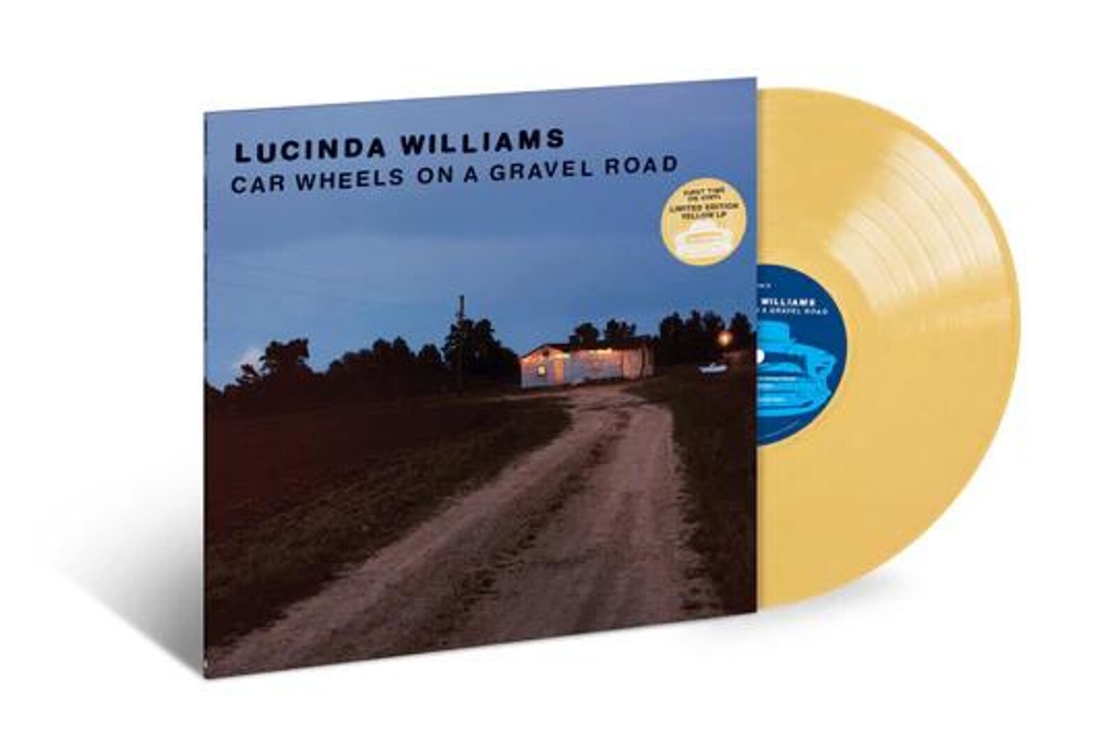 CAR WHEELS ON A GRAVEL ROAD