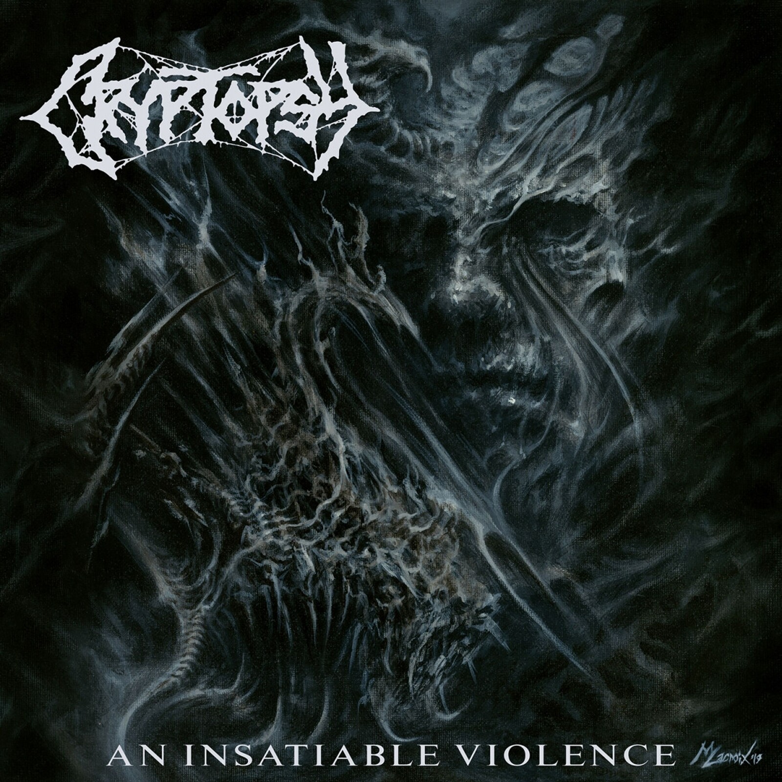 Cryptopsy, AN INSATIABLE VIOLENCE, CD