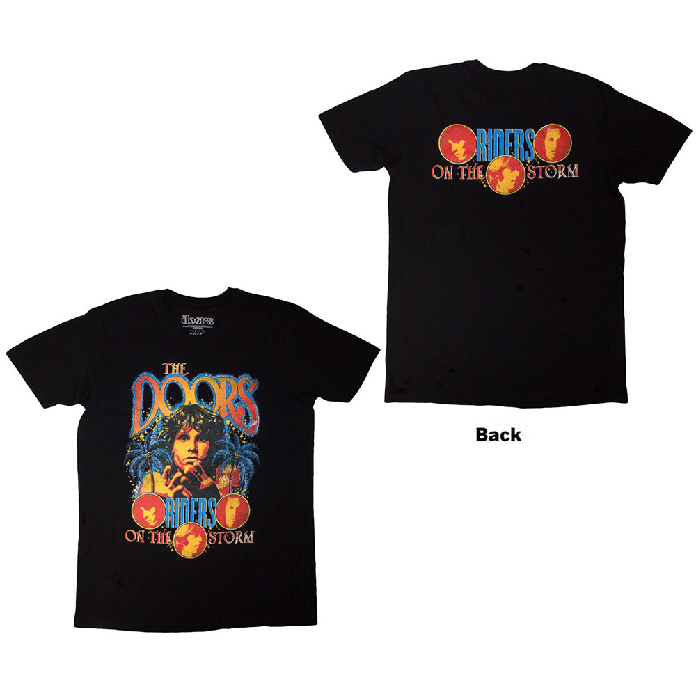 The Doors tričko Riders On The Storm Čierna S